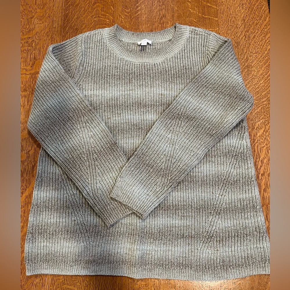 J. Jill Varigated Shaker Stitch Sweater